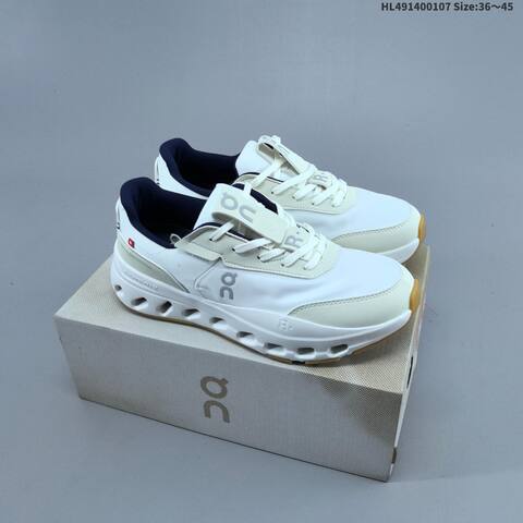 On Running Cloudsurfer Max White Cream Navy Gum EU 36-45 Running Shoe Running Sneakers - Unisex (BS-69719)