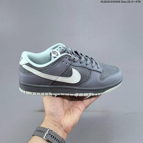 Nike SB Dunk Low Zoom Air Cool Grey Light Bone Light Blue EU 35 5-47 Skate Shoe - Unisex (BS-60463)