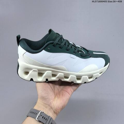On Cloudswift K-Tech 1 Dark Green White Cream EU 36-45 Running Shoe Running Sneakers - Unisex (BS-69633)