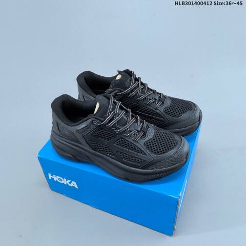 HOKA ONE ONE Clifton One9 Black Dark Grey EU 36-45 Running Shoe Running Sneakers - Unisex (BS-69353)
