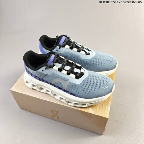On Cloudmonster Blue Purple White Black EU 36-45 Running Shoe Running Sneakers - Unisex (BS-69769)