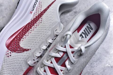 Nike REACTX PEGASUS Plus White Red Black Running Shoe (BS-59557)