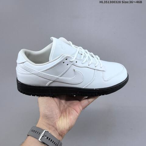 Nike Dunk Low White Black EU 36-46 Skate Shoe - Unisex (BS-61073)
