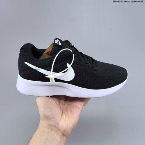 Nike Tanjun Black White EU 36-45 Running Shoe - Unisex (BS-61312)