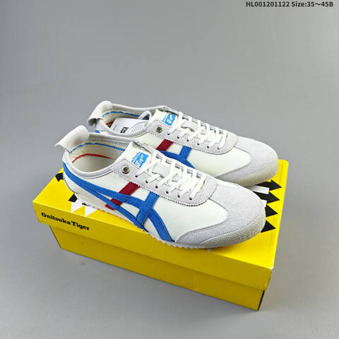 Onitsuka Tiger Mexico 66 SD White Silver Blue Red EU 35-45 Sneaker Casual Sneakers - Unisex (BS-69249)