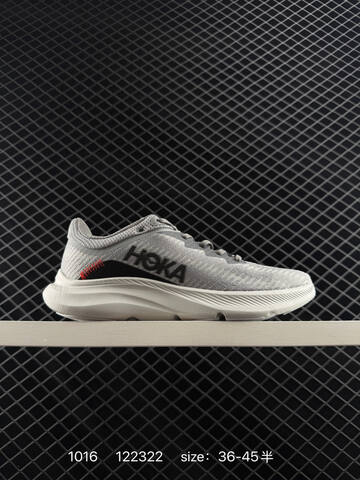 HOKA ONE ONE Solimar Light Grey Black White Red EU 36-45 Running Shoe Running Sneakers - Unisex (BS-86423)