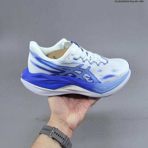 ASICS Superblast 3 1013B180 005 White Blue EU 36-45 Running Shoe Running Sneakers - Unisex (BS-68758)