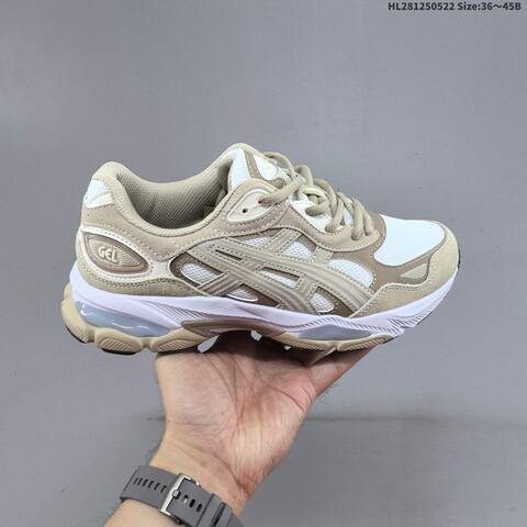 ASICS GEL NYC White Beige Grey EU 36-45 Running Shoe Running Sneakers - Unisex (BS-68813)