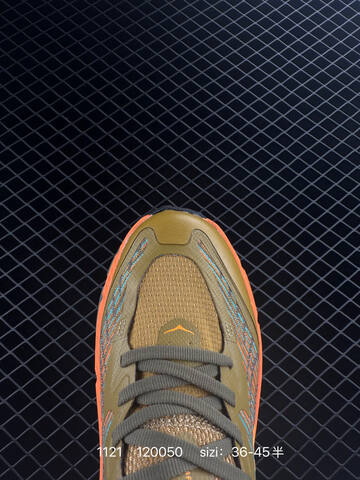 HOKA ONE ONE Mafate Speed 4 Olive Brown Orange Blue EU 36-45 Trail Shoe Trail Running Sneakers - Unisex (BS-86377)