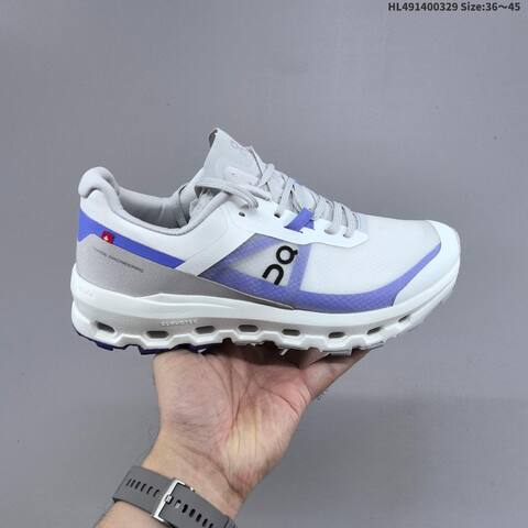 On Cloudvista 2 White Purple Grey EU 36-45 Trail Shoe Trail Running Sneakers - Unisex (BS-69654)