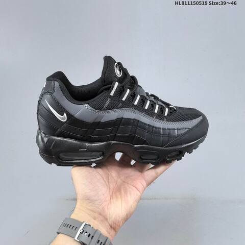 Nike Air Max 95 Black Grey Silver EU 39-46 Running Shoe - Unisex (BS-60251)