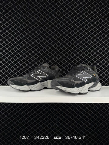 New Balance 9060 Black Dark Grey Light Grey EU 36-46 5 Sneaker - Unisex (BS-82512)