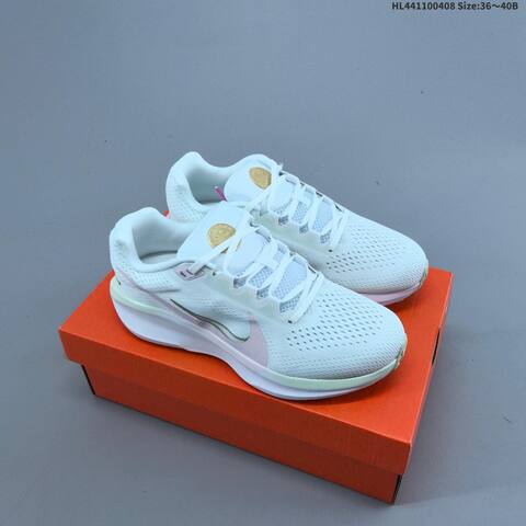 Nike Air Zoom Winflo 11 White Pink Mint Gold EU 36-40 Running Shoe - Unisex (BS-60876)