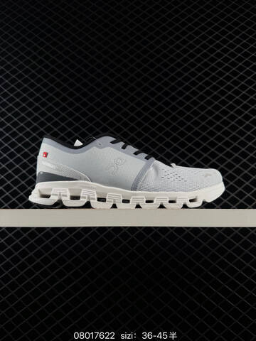 On Cloud X 4 White Dark Grey Neon Green EU 36-45 Running Shoe Running Sneakers - Unisex (BS-84953)