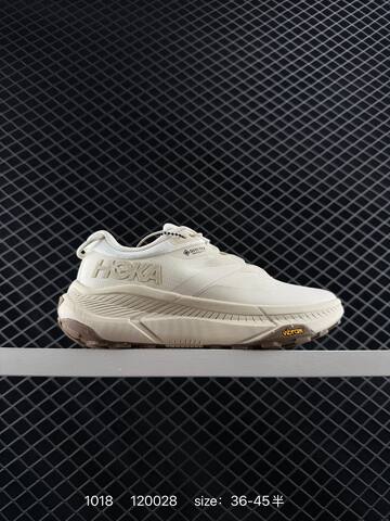 HOKA ONE ONE Transport GTX Off White Beige Brown EU 36-45 Trail Shoe Trail Running Sneakers - Unisex (BS-86421)