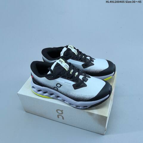 On Cloudsurfer Trail 2 WP White Black Neon Yellow EU 36-45 Trail Shoe Trail Running Sneakers - Unisex (BS-69636)