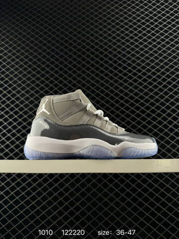 Jordan Air Jordan 11 Cool Grey White Icy Blue EU 36-47 Basketball Shoe - Unisex (BS-80554)