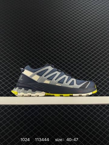 Salomon XT WHISPER VOID SENSIFIT 3 Navy Grey Yellow Black Orange EU 40-47 Trail Shoe Trail Running Sneakers - Men's (BS-85948)