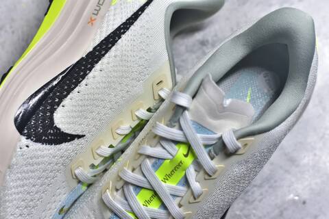 Nike REACTX PEGASUS Plus White Black Volt Light Blue Cream Running Shoe (BS-59550)