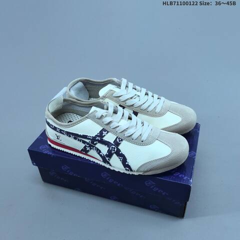 Onitsuka Tiger MEXICO 66 DIY DL408 147 Cream White Purple EU 36-45 Sneaker Casual Sneakers - Unisex (BS-69044)