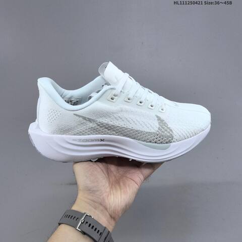 Nike Air Zoom Pegasus Plus Flyknit White Light Grey EU 36-45 Running Shoe - Unisex (BS-60593)