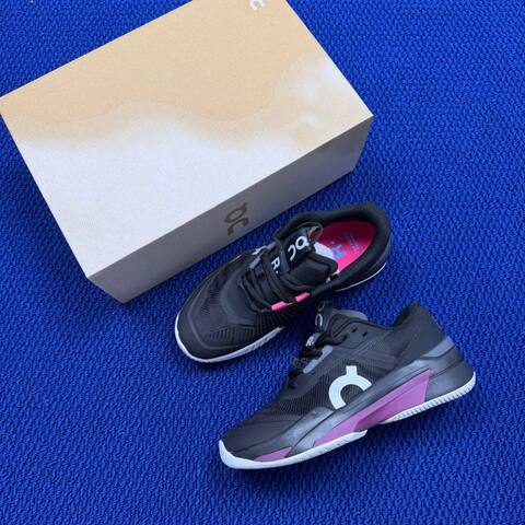 On Running The Roger Pro 2 MF30102890 Black Purple White Blue Tennis Shoe Casual Sneakers (BS-86757)