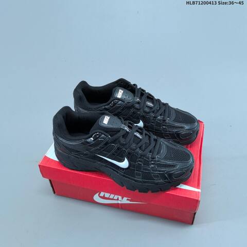 Nike P-6000 Black White EU 36-45 Running Shoe - Unisex (BS-60770)