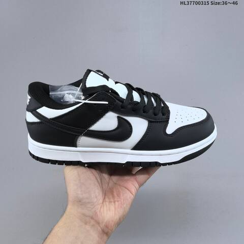 Nike Dunk Low Black White EU 36-46 Skate Shoe - Unisex (BS-61299)