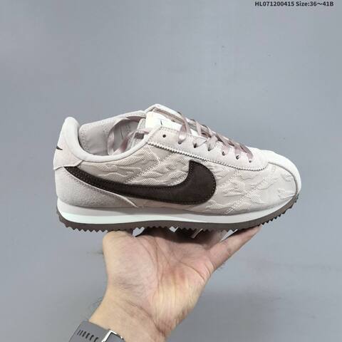 Nike Classic Cortez Light Beige Brown White EU 36-41 Sneaker - Unisex (BS-60709)