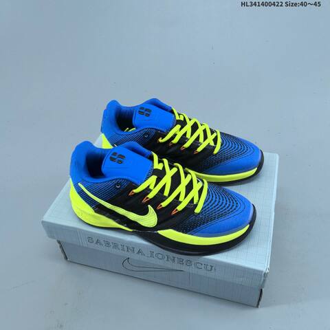 Nike Sabrina 3 Blue Black Neon Yellow EU 40-45 Basketball Shoe - Men's (BS-60575)