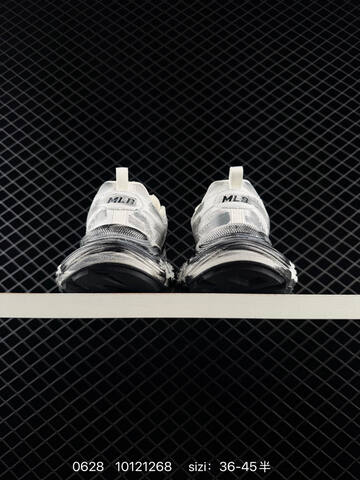 MLB Chunky Liner PU DIY ASHW015 White Black Silver EU 36-45 Sneaker Casual Sneakers - Unisex
