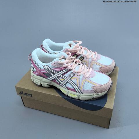 ASICS Gel Kahana 8 White Pink Beige EU 36-45 Trail Shoe Trail Running Sneakers - Unisex (BS-69060)