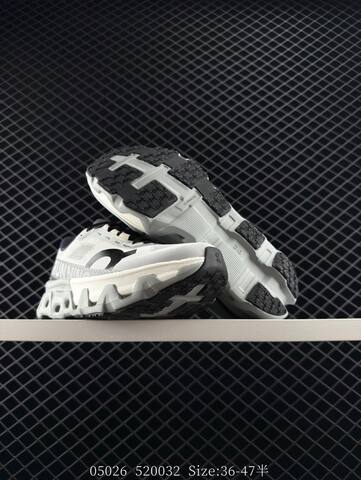 On Cloudmonster Hyper White Grey Black EU 36-47 Running Shoe Running Sneakers - Unisex (BS-85577)