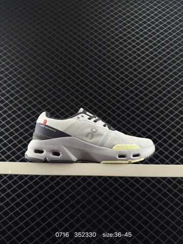 On Cloudpulse Grey Dark Purple Pale Yellow EU 36-45 Training Shoe Training Sneakers - Unisex (BS-85529)