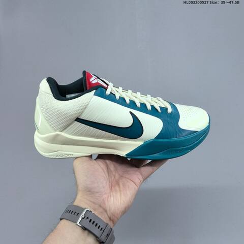 Nike Kobe 5 Protro Caitlin Clark Coconut Milk Bright Spruce Red Black EU 39-47 5 Basketball Shoe - Unisex (BS-60072)