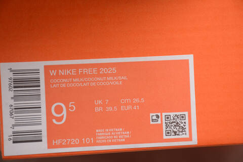 Nike Free Run 2025 HF2720-101 Pale Cream White Running Shoe (BS-59469)