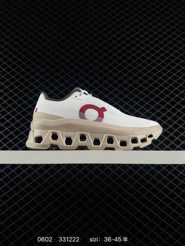 On Running Cloudtilt White Beige Red EU 36-45 Running Shoe Running Sneakers - Unisex (BS-85217)
