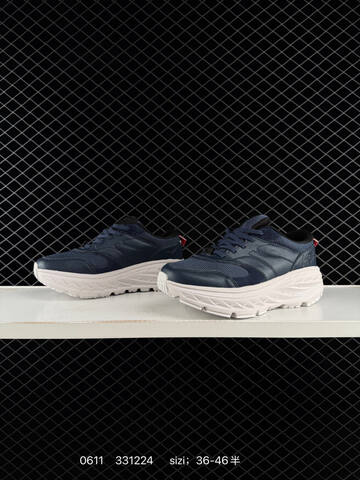 HOKA ONE ONE 1110538 Navy Blue White Red Black EU 36-46 Running Shoe Running Sneakers - Unisex (BS-86206)