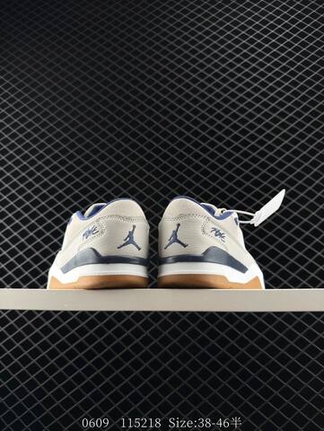 Jordan Air Jordan 4 Retro Light Grey Navy White Gum Brown EU 38-46 Basketball Shoe - Unisex (BS-81234)