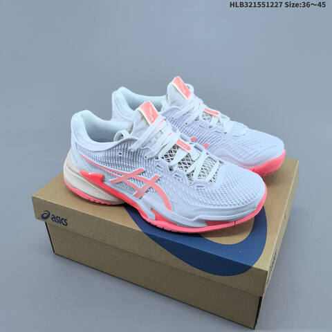 ASICS Court FF 3 White Coral Pink Beige EU 36-45 Tennis Shoe Casual Sneakers - Unisex (BS-69123)
