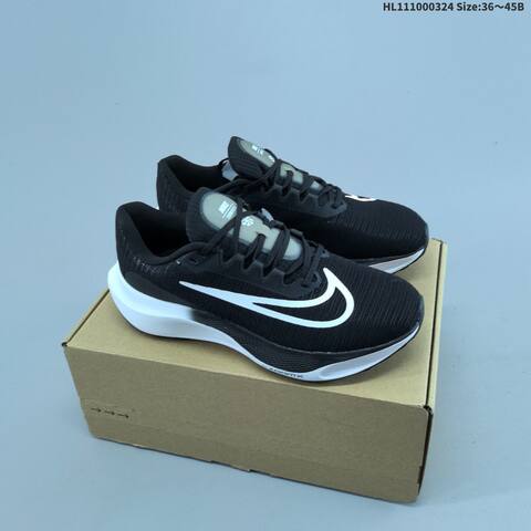 Nike Zoom Fly 5 Black White Light Blue Grey EU 36-45 Running Shoe - Unisex (BS-61142)