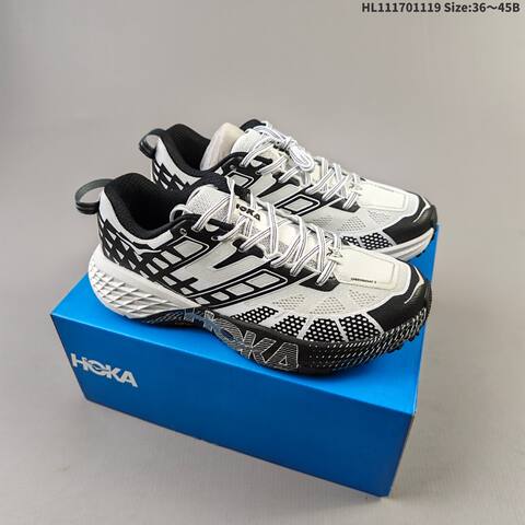HOKA ONE ONE Speedgoat 2 White Black EU 36-45 Trail Shoe Trail Running Sneakers - Unisex (BS-69465)