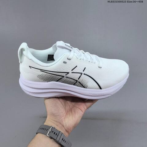 ASICS Gel Kayano 33 White Black Dark Brown Red EU 36 45 Running Shoe EU 36-45 Running Sneakers - Unisex (BS-68808)