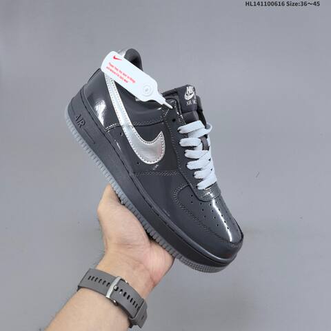 Nike Air Force 1 07 Dark Grey Silver Light Grey EU 36-45 Sneaker - Unisex (BS-59912)