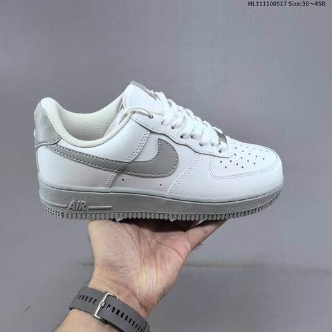 Nike Air Force 1 07 White Light Grey EU 36-45 Sneaker - Unisex (BS-60292)