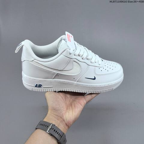 Nike Air Force 1 07 Low White Silver Clear EU 36-45 Sneaker - Unisex (BS-59919)