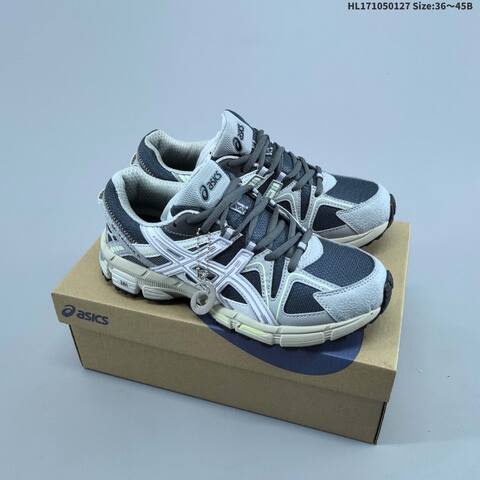 ASICS Gel-Kahana 8 Dark Grey Light Grey White Cream EU 36-45 Trail Shoe Trail Running Sneakers - Unisex (BS-69032)