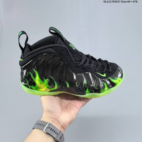 Nike Air Foamposite One ParaNorman Black Neon Green EU 40-47 Basketball Shoe - Men's (BS-60080)