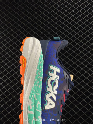 HOKA Speedgoat 6 Blue Green White Orange Navy EU 36-46 Trail Shoe Trail Running Sneakers - Unisex (BS-86545)