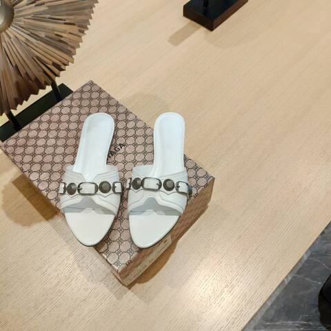 Balenciaga Cagole Slide Sandal White Dark Silver Black Slides (BS-87477)